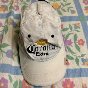 Vintage Concept One Accessories Corona Extra White Distressed Baseball Cap